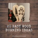 20 Easy wood burning ideas cover photo.